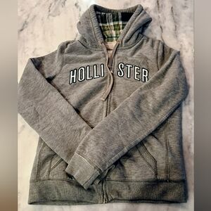 Hollister Junior Gray Hoodie Jacket